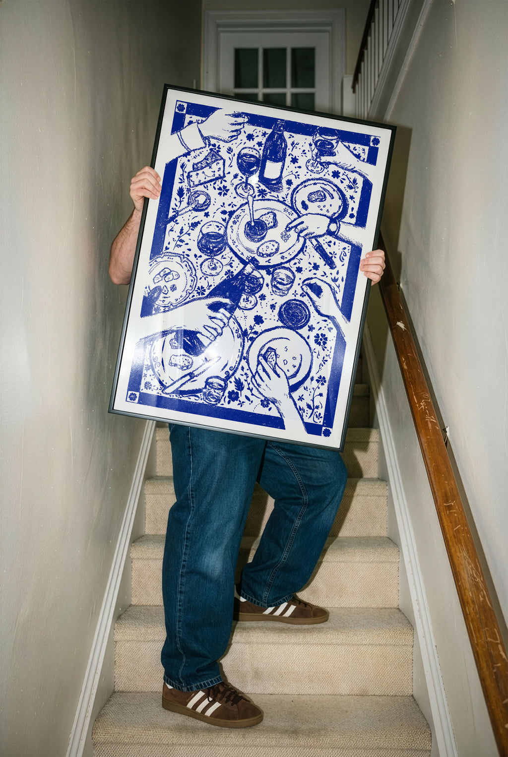 BLUE PARTY -Fine Art Print