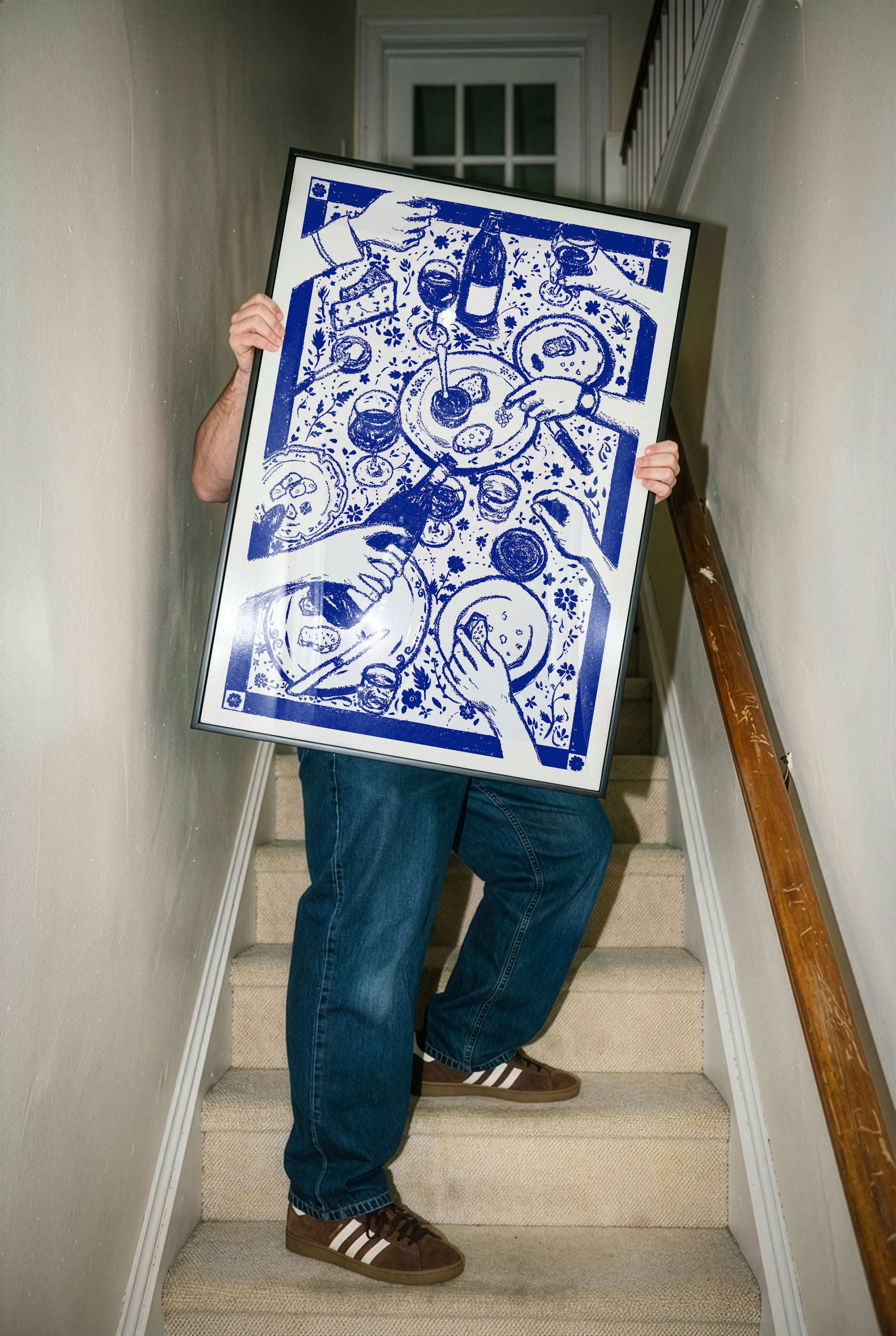BLUE PARTY -Fine Art Print