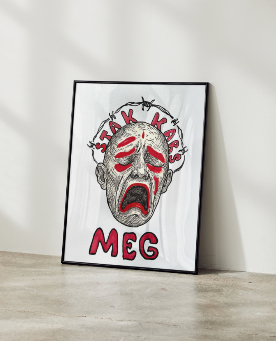 STAKKARS MEG, Original, 59,4X84cm