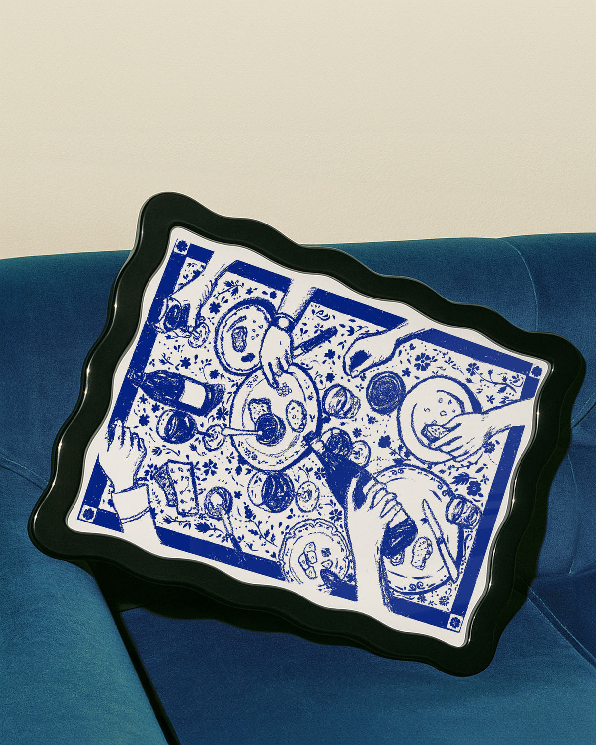 BLUE PARTY - Fine Art Poster