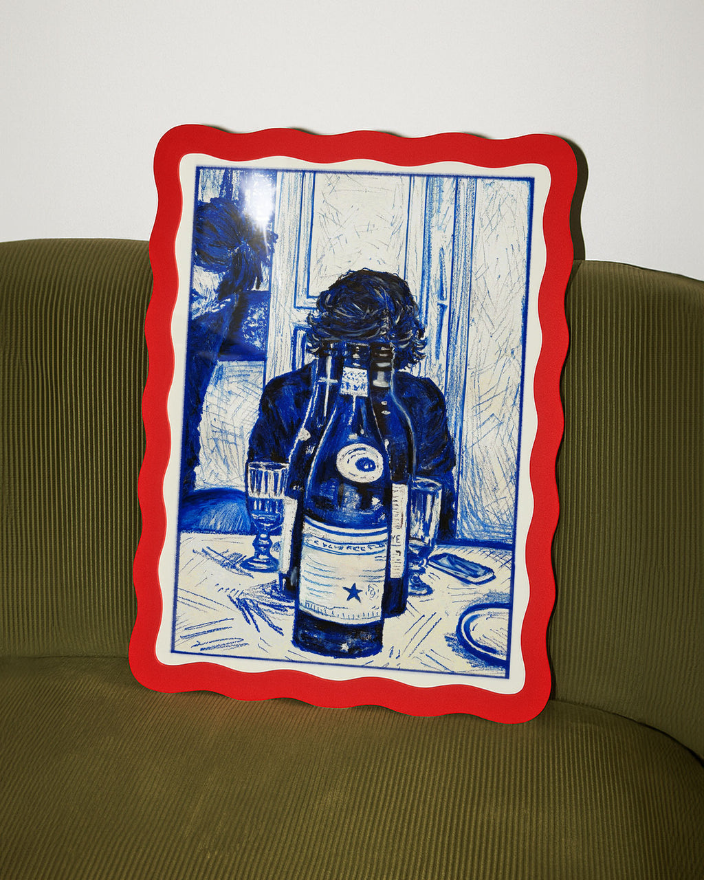 BLUE DRINKS - Fine Art Poster