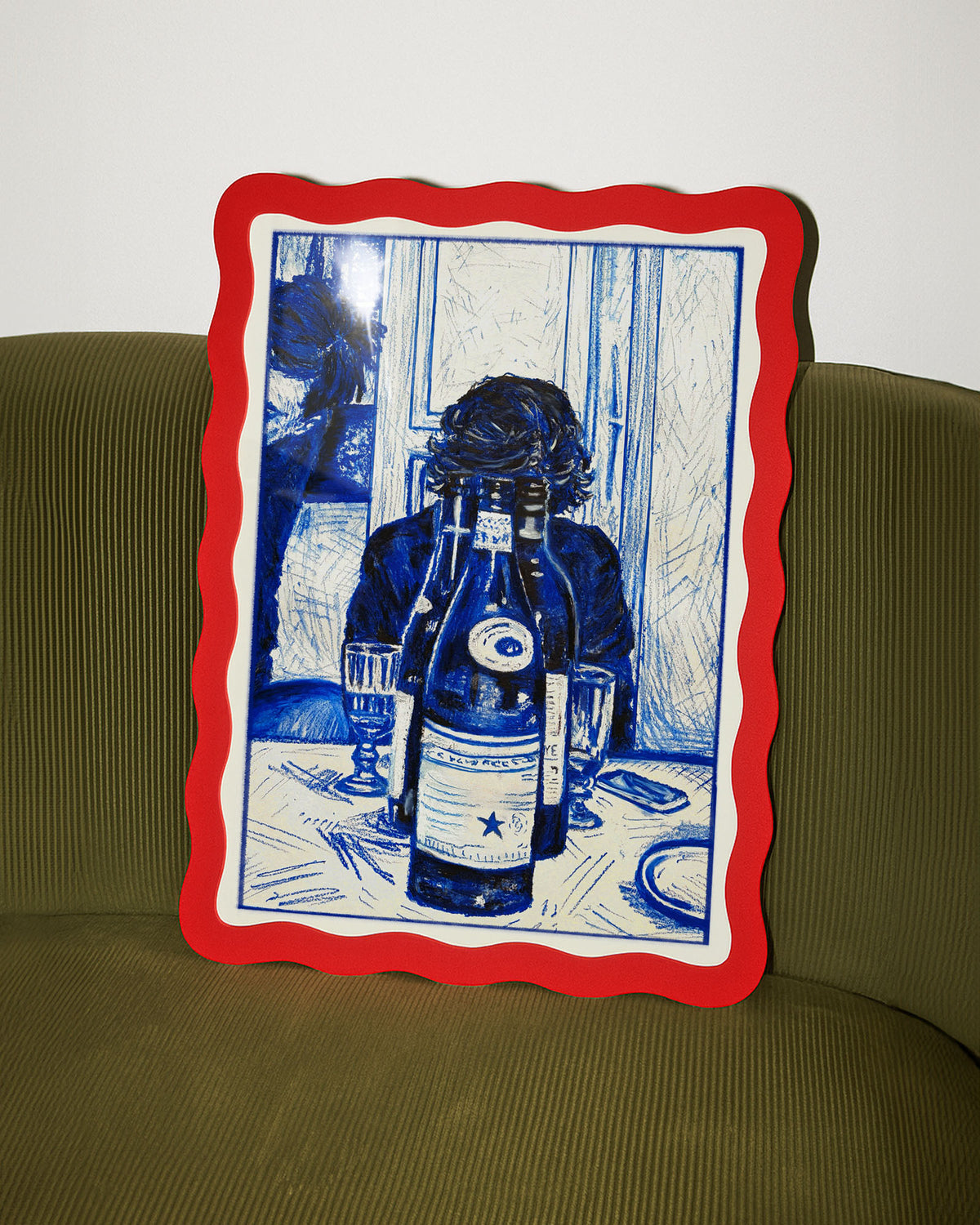 BLUE DRINKS - Fine Art Poster
