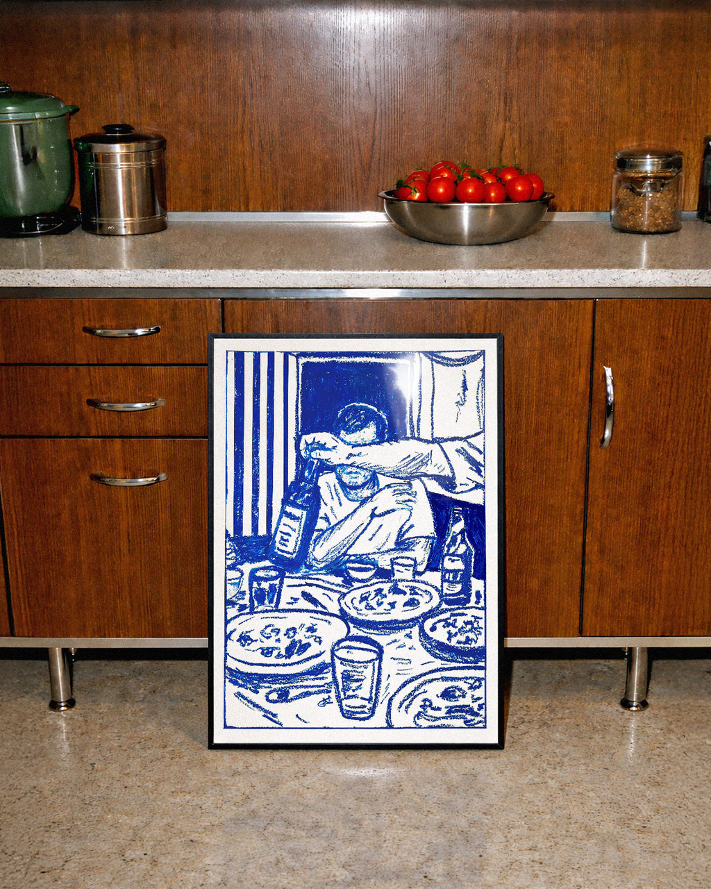 BLUE TABLE - Fine Art Print