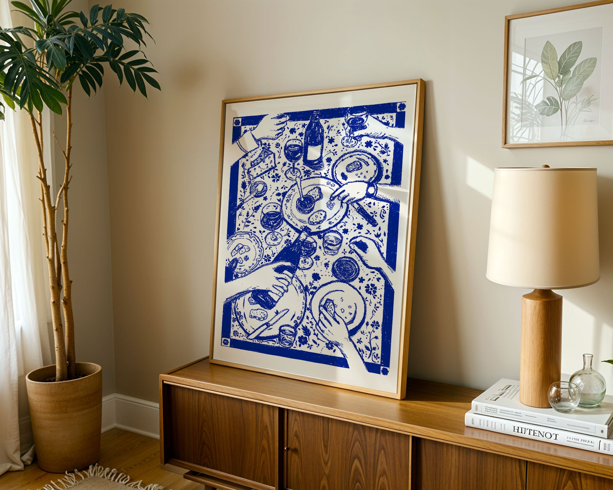 BLUE PARTY -Fine Art Print